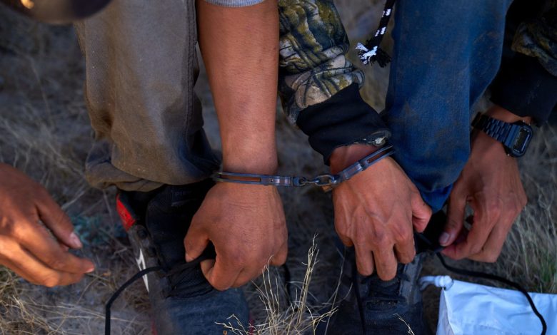 DeSantis unveiled the results of a new immigration enforcement effort in the Florida Panhandle, the first of its type in the state.