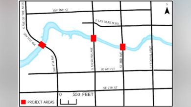 On Tuesday, September 16, Broward County's Public Works Highway and Bridge Maintenance Division started a series of scour protection operations along the New River