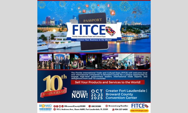 This fall, the Florida International Trade and Cultural Expo (FITCE) is back with a massive event that promises to be bigger than ever