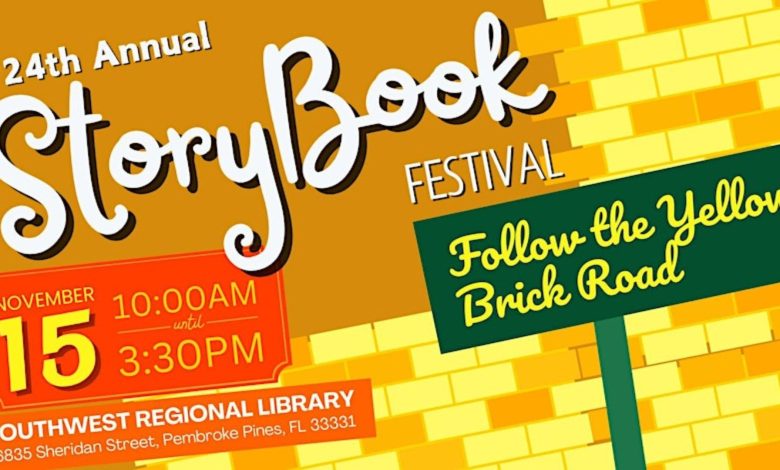 The Broward County Library is once again encouraging families to enjoy the magic of stories at the 24th Annual StoryBook Festival on Saturday, November 15, 2025, from 10 a.m. to 3:30 p.m