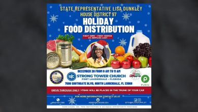 State Rep. Lisa Dunkley is asking those who live in House District 97 to a special holiday food distribution to help families as the holiday season is getting closer