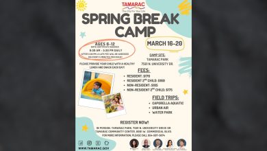 Parents looking for a fun and safe place for their kids to go during Spring Break can send them to the Spring Break Camp at Tamarac Park