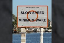 The Florida Fish and Wildlife Conservation Commission has put up new signs along a busy part of the Intracoastal Waterway in Fort Lauderdale that inform boaters to slow down