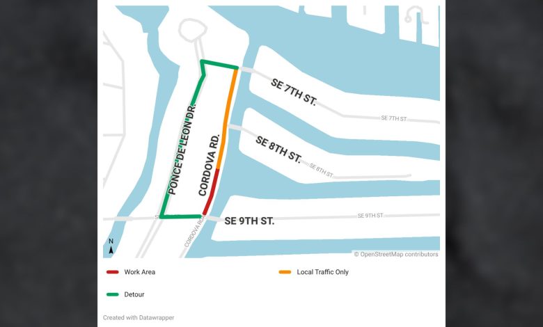 Work is set to begin at the end of March on a targeted infrastructure upgrade along Cordova Road in Fort Lauderdale, where city officials are moving forward with improvements designed to strengthen the area’s stormwater system.