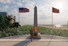 On Saturday, March 14, the City of Pompano Beach and the Florida Society Sons of the American Revolution will host a ceremonial ribbon-cutting to dedicate the First Amphibious Landing Monument at the entrance to the Fisher Family Pier.