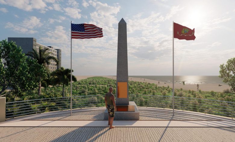 On Saturday, March 14, the City of Pompano Beach and the Florida Society Sons of the American Revolution will host a ceremonial ribbon-cutting to dedicate the First Amphibious Landing Monument at the entrance to the Fisher Family Pier.