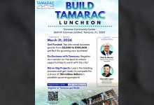 The upcoming Build Tamarac Luncheon, scheduled for Tuesday, March 31, 2026, invites members of the business community to gather at the Tamarac Community Center