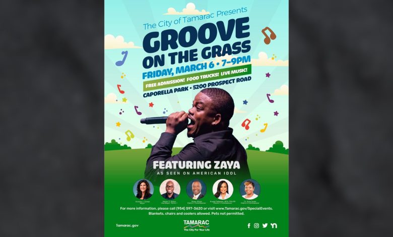 A powerful voice is set to take center stage in Tamarac as Zaya, known for her standout vocals on American Idol, headlines this year’s Groove on the Grass celebration.