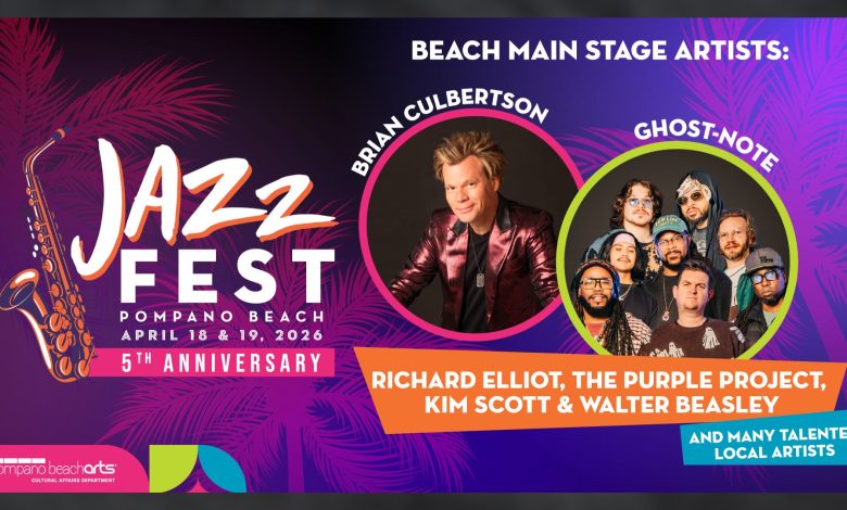 Pompano Beach is preparing for another weekend where music and ocean air meet, as Pompano Beach Arts gets ready to welcome back Jazz Fest Pompano Beach for its fifth annual celebration