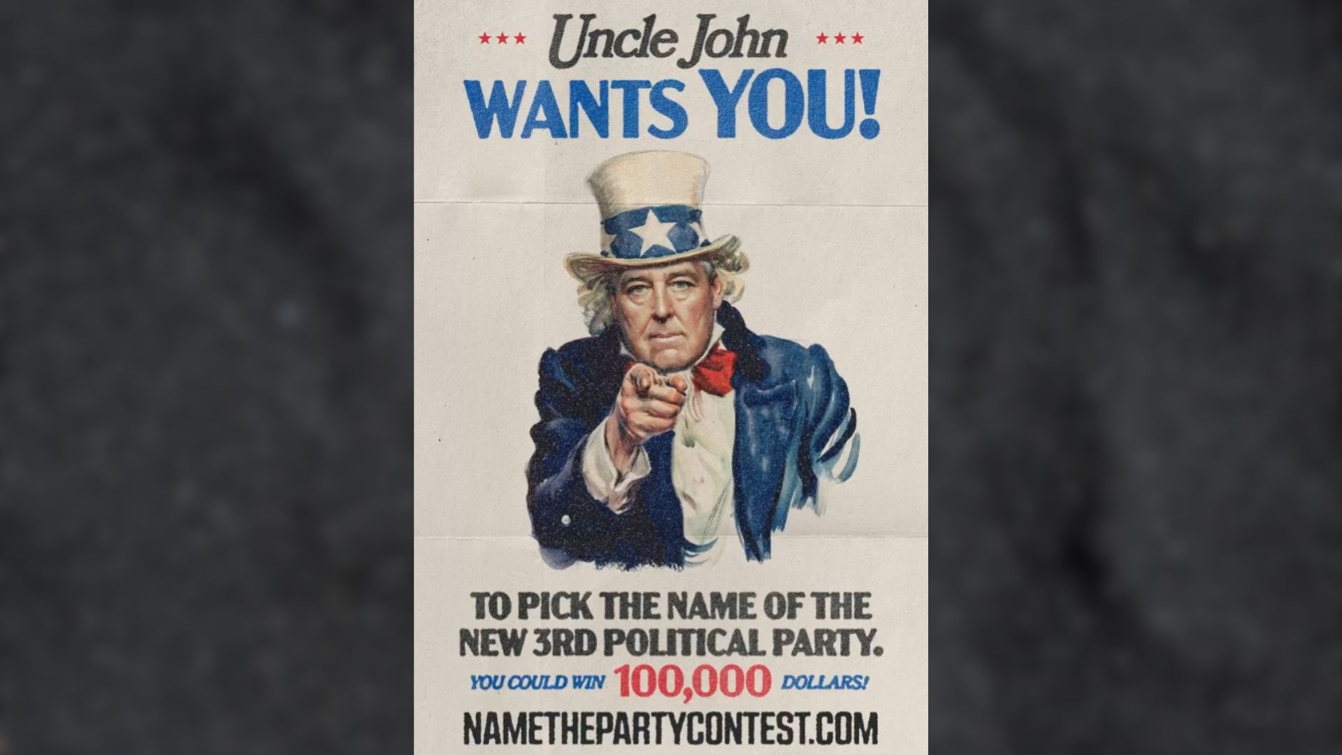 Morgan, the founder of the national personal-injury law firm Morgan & Morgan, officially opened a nationwide naming contest on Tuesday, May 19, 2026, offering a $100,000 prize for the person who comes up with the winning name for his proposed third party.