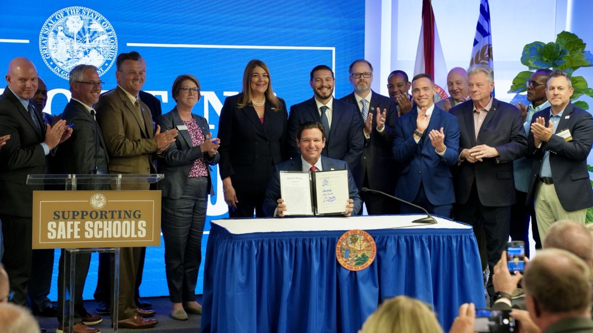 Florida’s school safety push is moving beyond K-12 campuses and deeper into higher education, after Gov. Ron DeSantis signed House Bill 757 on Friday during the 5th Annual Commissioner’s Summit on school safety and security in Miami.