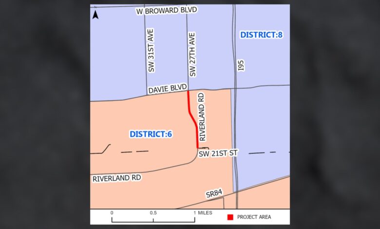 Fort Lauderdale drivers will see drainage crews move onto Riverland Road later this month as Broward County begins a gas tax-funded maintenance project meant to clean, inspect and repair part of the area’s drainage system.