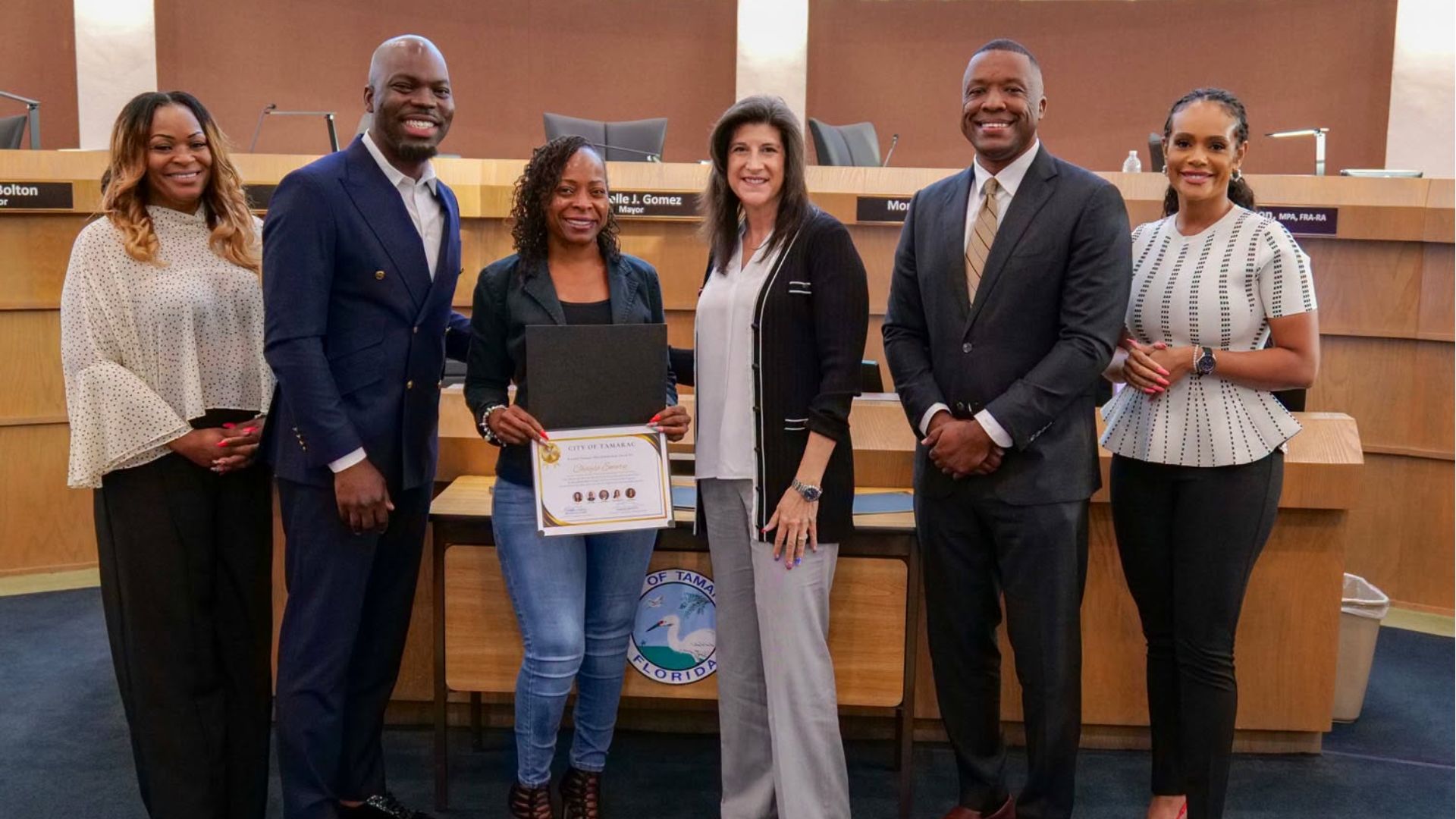 During the City Commission meeting, this year’s Tamarac Scholars Scholarship recipients were recognized as they prepared to take the next step toward their educational goals. The recognition celebrated both their accomplishments so far and the opportunities waiting ahead as they continue their studies.