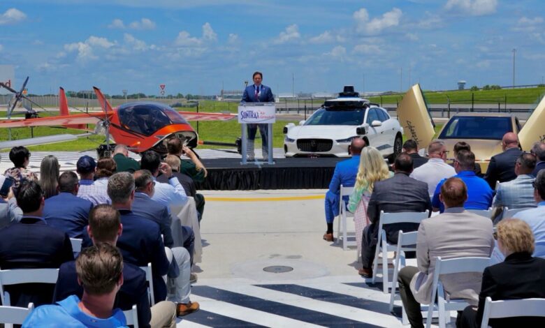 At SunTrax in Polk County, a testing facility originally designed for connected and autonomous vehicles is expanding its mission into the air, with electric aircraft expected to begin test flights before the end of 2026.