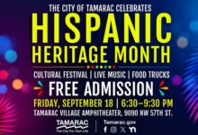 The City of Tamarac will host its Hispanic Heritage Month Celebration on Friday, September 18, from 6:30 to 9:30 p.m. Admission is free, giving families and friends a chance to enjoy an evening built around music, food and community.